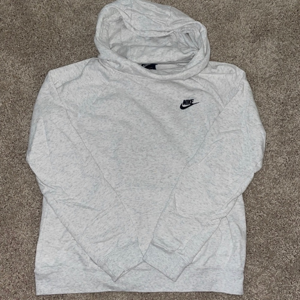 Nike white/ash grey loose neck sweatshirt size M